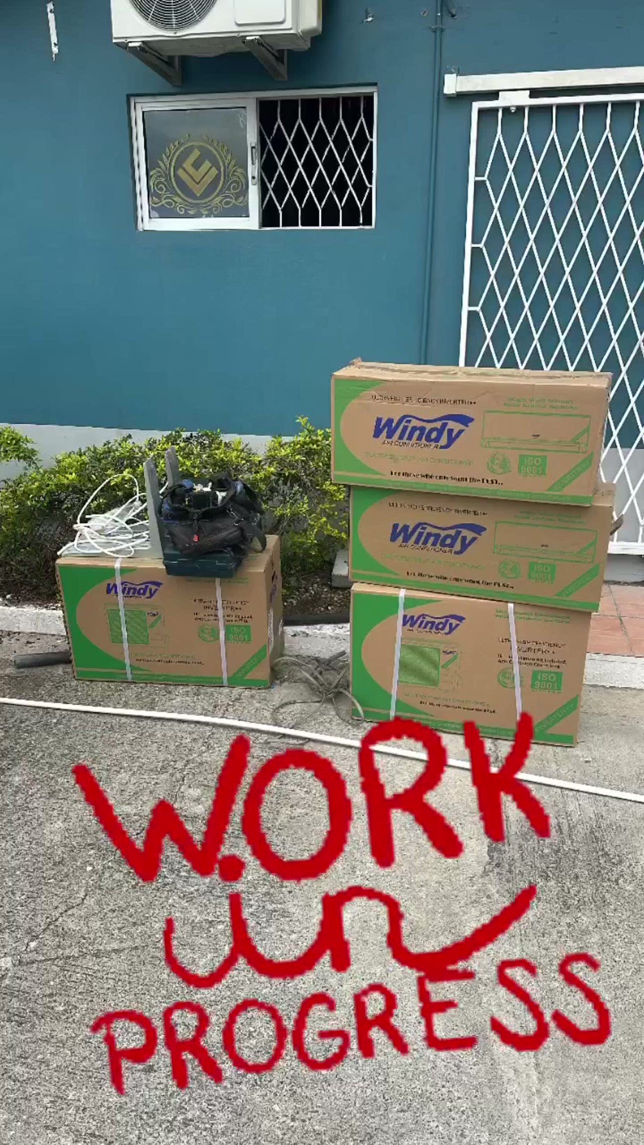 Windy units staged for installation
