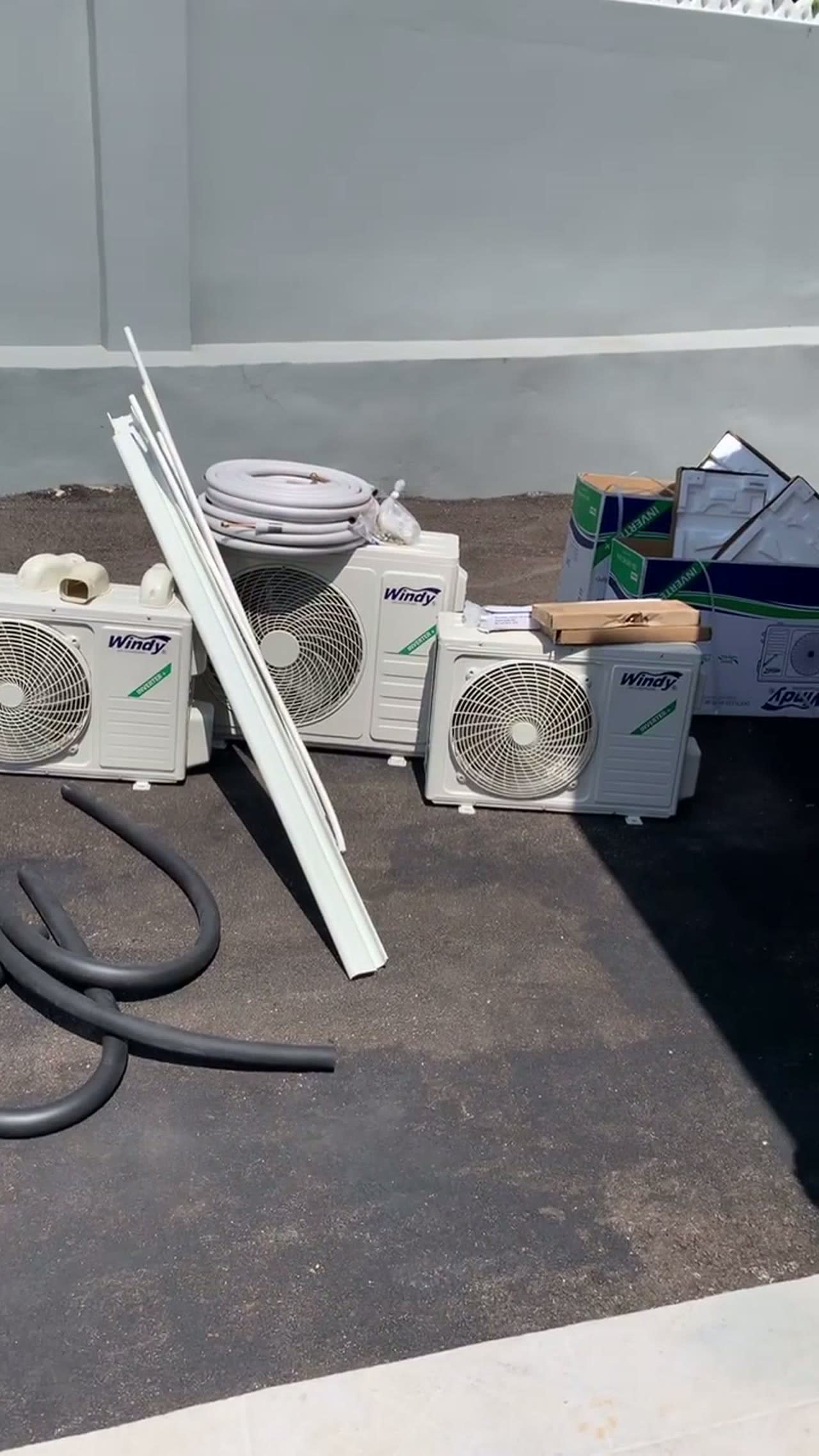 Units ready to install