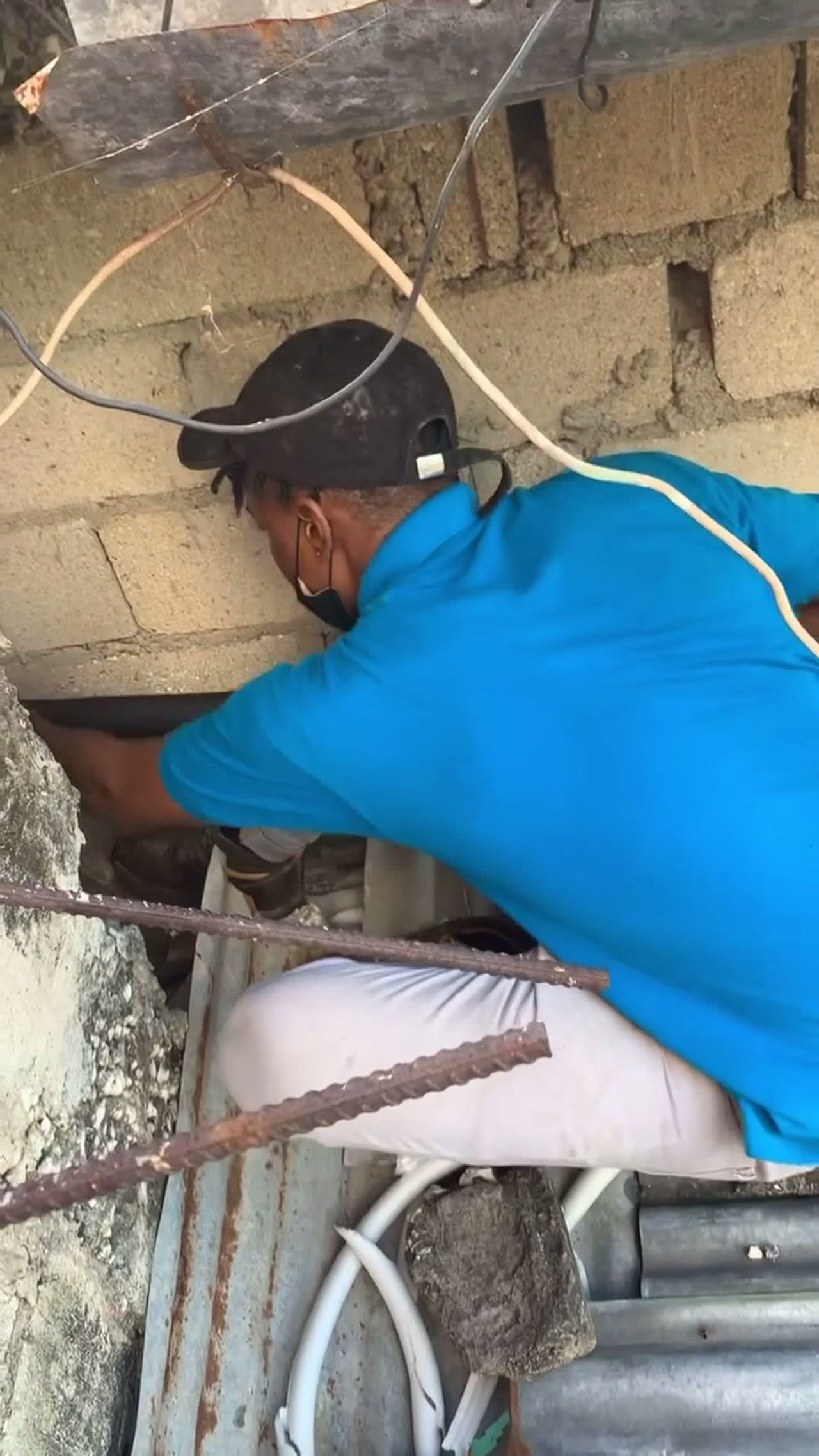 Krispy Kool technician on a job site